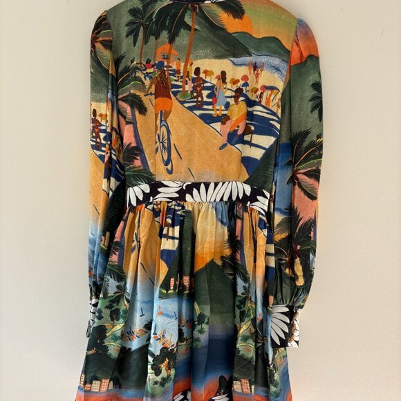 NWT Carioca Lenzing Ecovero Viscose Mini Dress in sz M - Picture 7 of 11